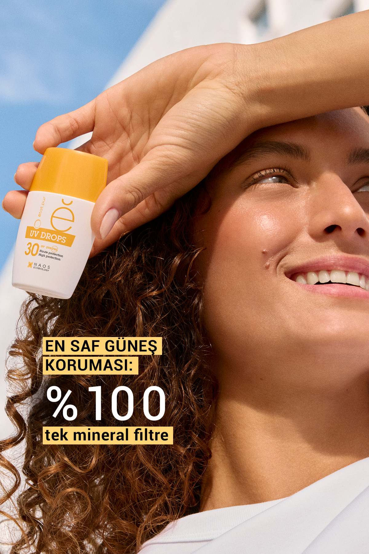UV DROPS %100 Mineral Filtreli Hassas & Tüm Ciltler Güneş Kremi SPF30 30 gr — 3005031869 — تصویر 4 از 9