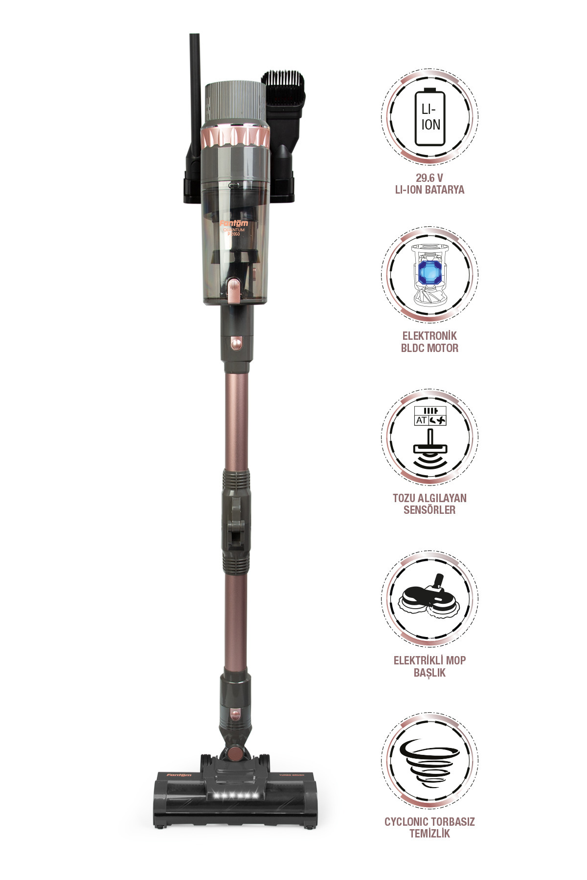 Quantum P 2050 Vertical Rechargeable Vacuum Cleaner