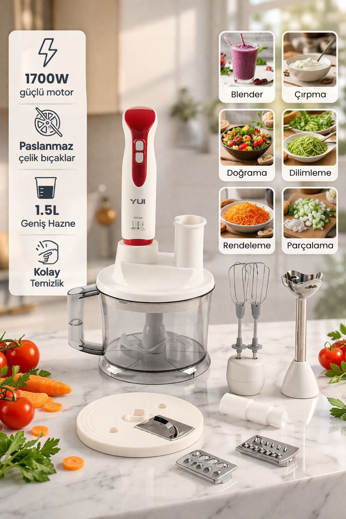 M53 Multiblender 1700w Stainless Steel 1.5l Capacity