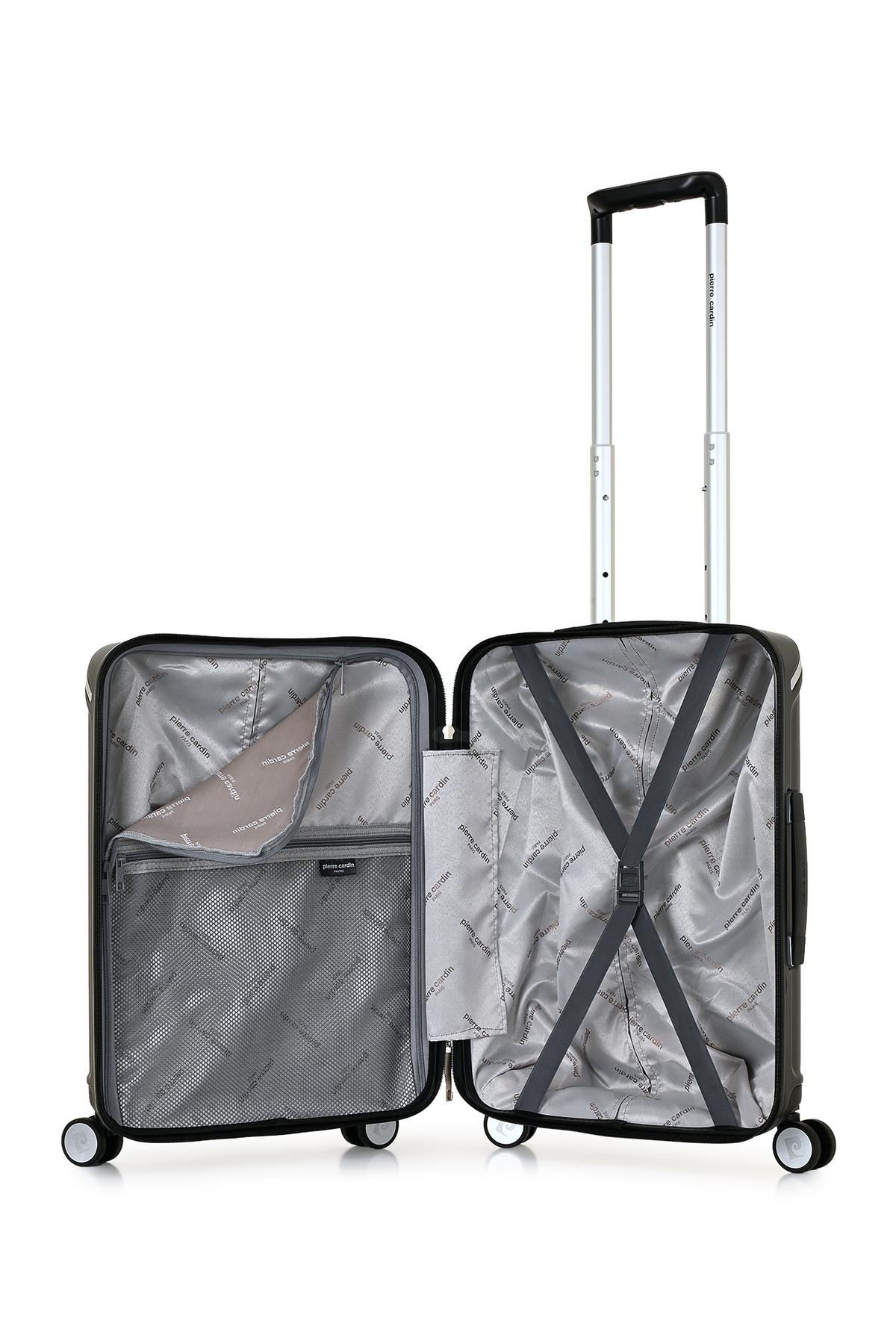 چمدان پیر کاردین مردانه Polipropilen رنگارنگ بیسیک راسته      کژوال/روزمره | Pierre Cardin 04PC7090-03-S TR - تصویر 5