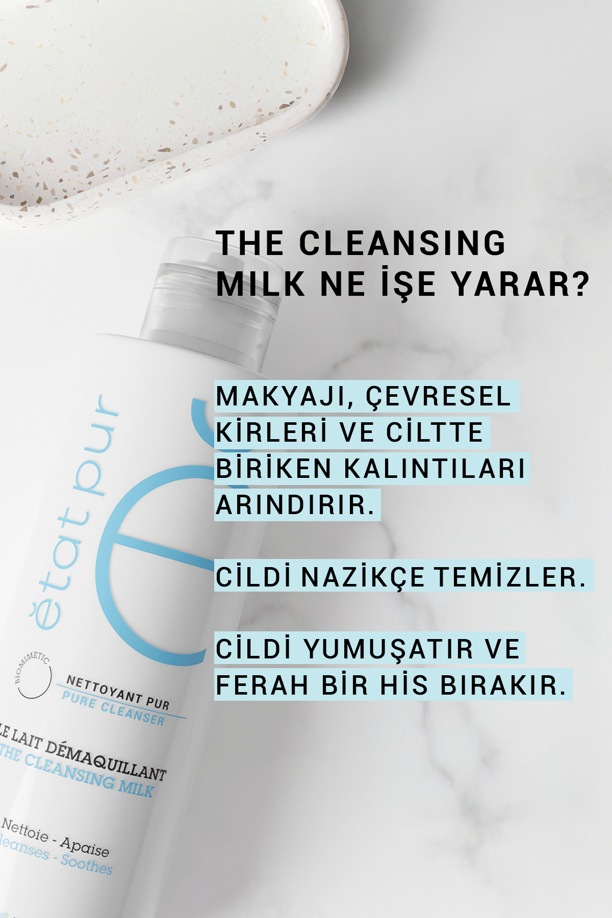 Cleansing Milk Gentle Ph Kuru ve Hassas Ciltler İçin Besleyici Nazik Yüz Temizleme Sütü 200 ml — DER-ETA-015 — تصویر 8 از 9