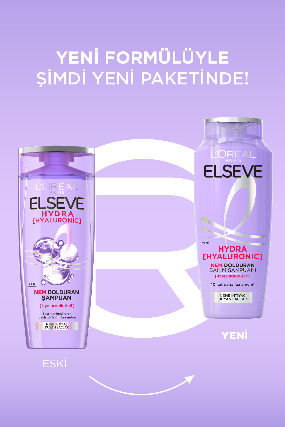 5'li Elseve Hydra [Hyaluronic] Nem Dolduran Bakım Şampuanı 300 ml