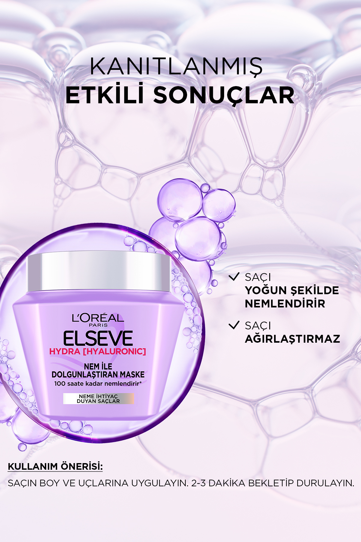Hydra[Hyaluronic] Nem ile Dolgunlaştıran Maske 300 ml — LORELS059149 — تصویر 5 از 9