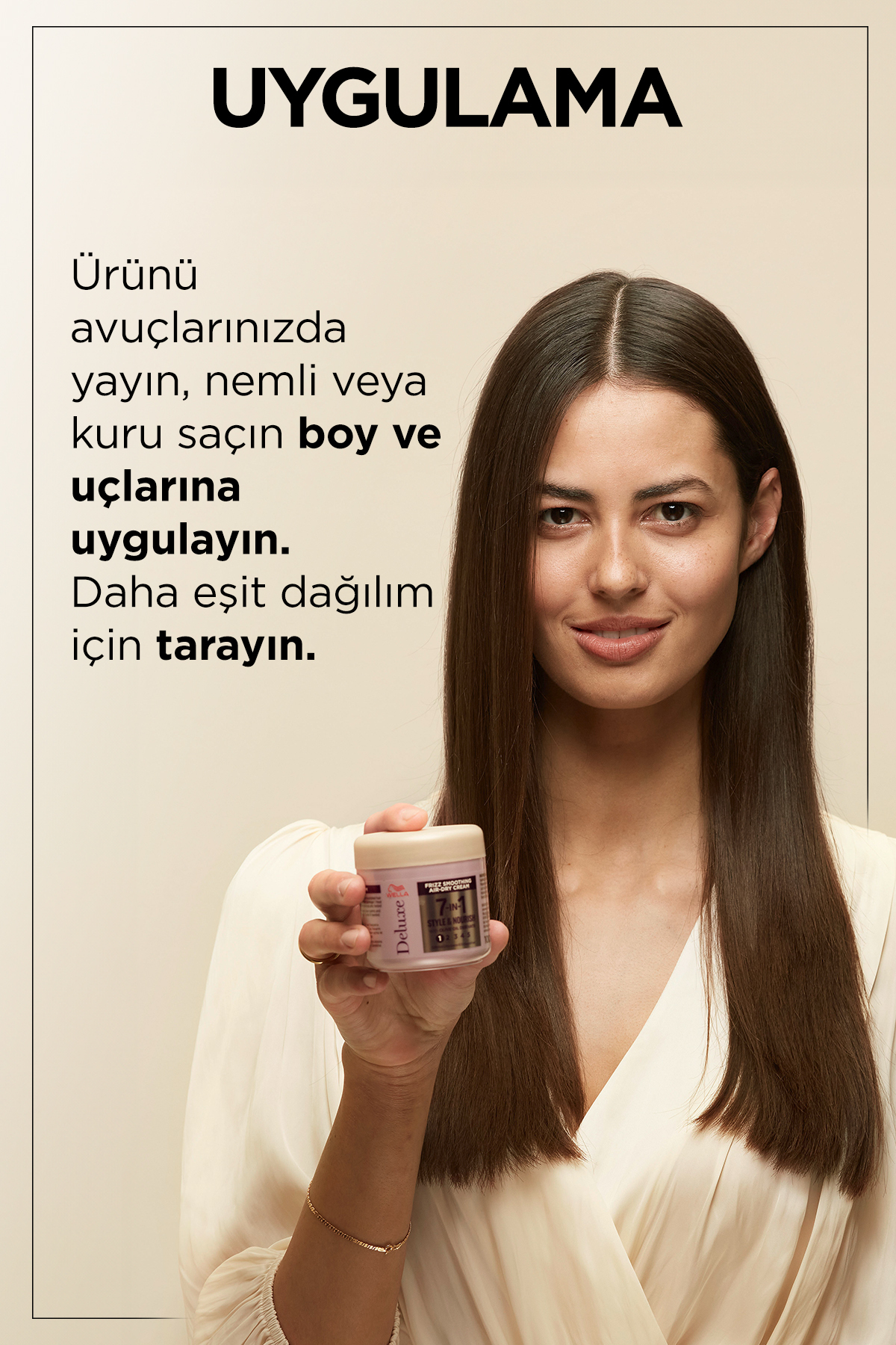 Deluxe Elektriklenme Karşıtı Pürüzsüzleştirici Saç Kremi 150 ML — 4064666943220 — تصویر 5 از 6
