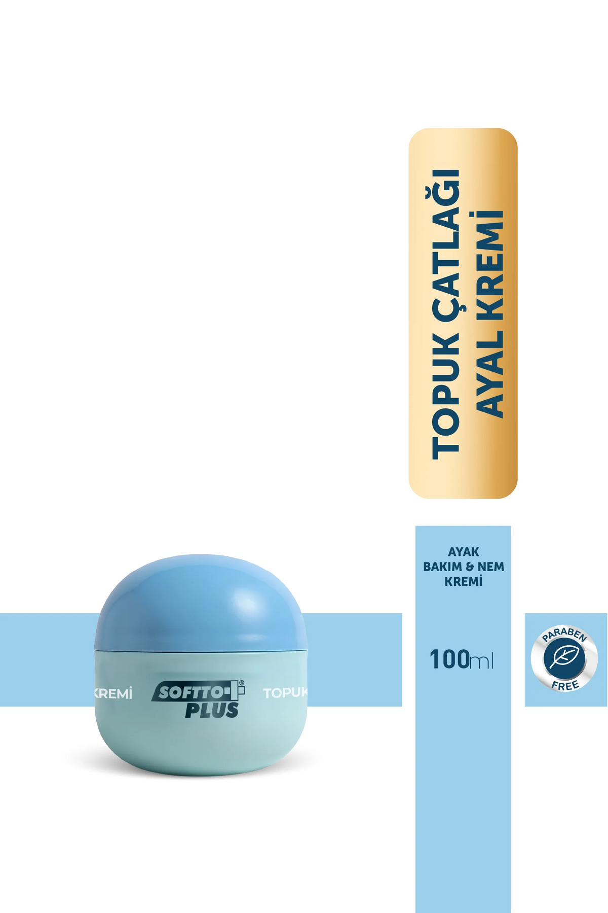 Softto Plus Unisex Beyaz Topuk Çatlağı Ve Ayak Kremi — BR1280