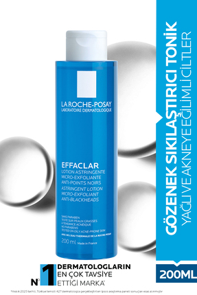 La Roche Posay Effaclar Yağlı Ciltler İçin Salisilik Asit İçeren Siyah Nokta ...