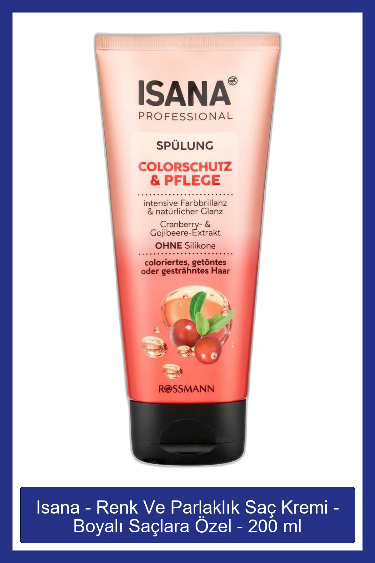 Isana Professional Renk ve Parlaklık Saç Kremi Boyalı Saçlara Özel 200 ml — SR15030289