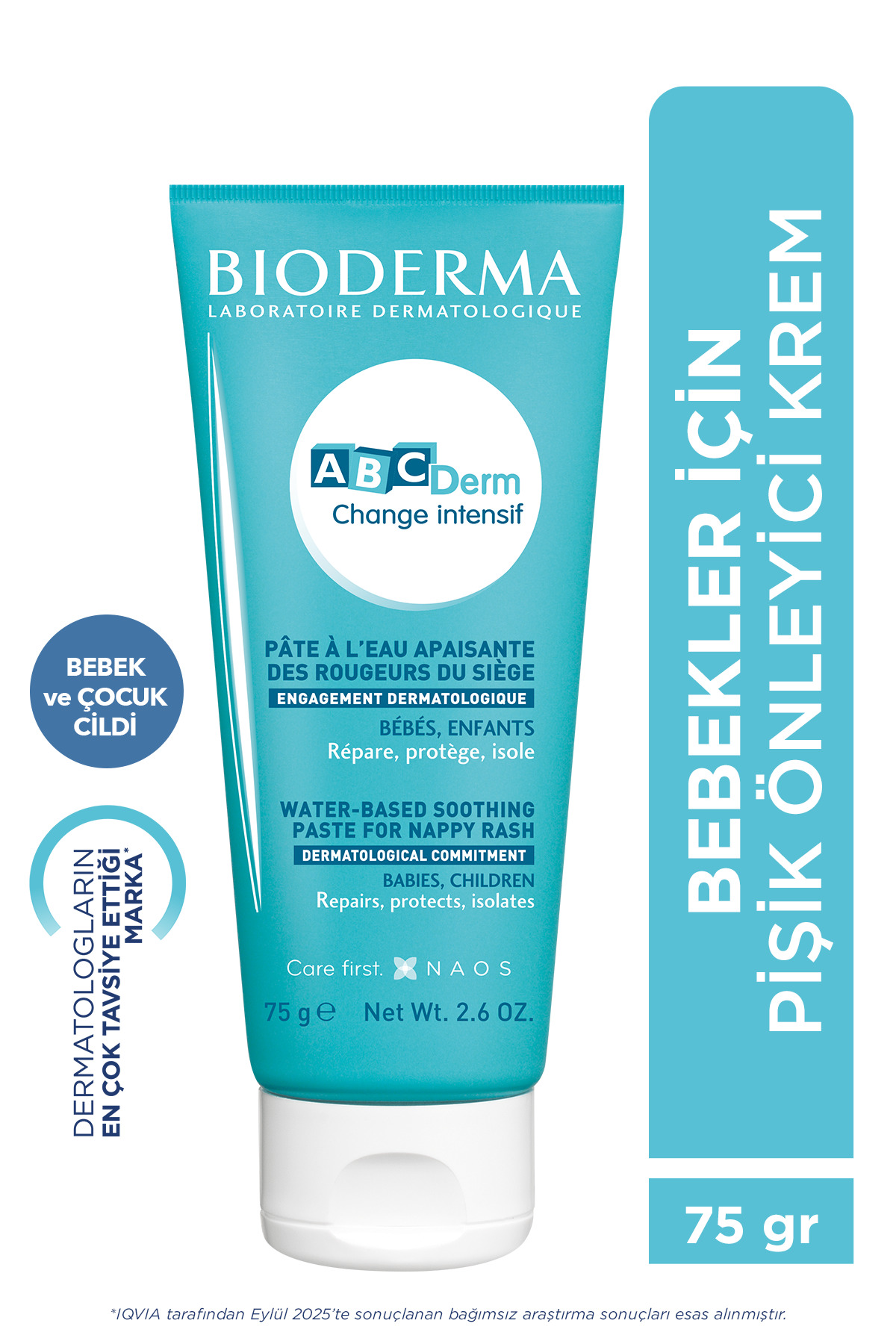 Bioderma ABCDerm Change Intensive Yenidoğan, Bebek, Çocuk için Pişik Önleyici Su Bazlı Bakım Kremi 75 gr - Fiyatı, Yorumları
