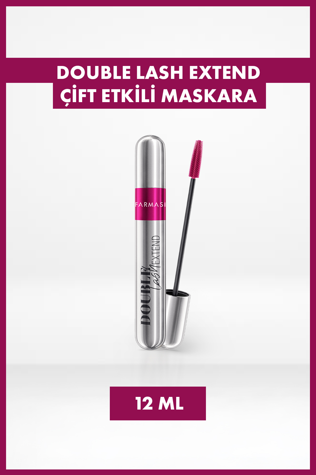 Farmasi Double Lash Extend Çift Etkili Hacim & Lifting Etkili Maskara | Siyah 12 ml - Fiyatı, Yorumları