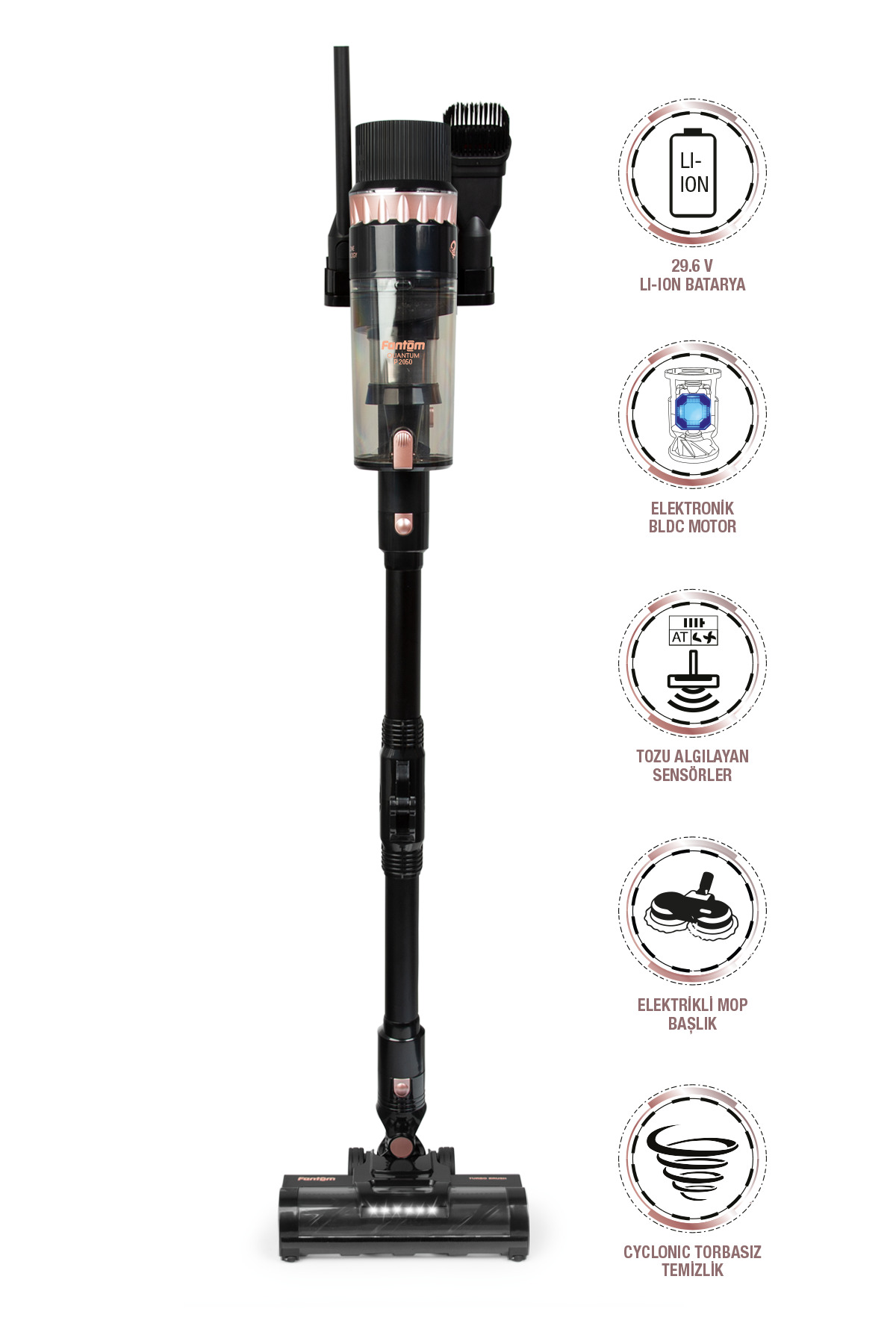 Quantum P 2050 Vertical Rechargeable Vacuum Cleaner