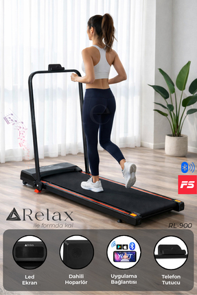 Relax Bluetoothlu Uzaktan Kumandalı Portatif Yürüme Ve Koşu Bandı RL-900