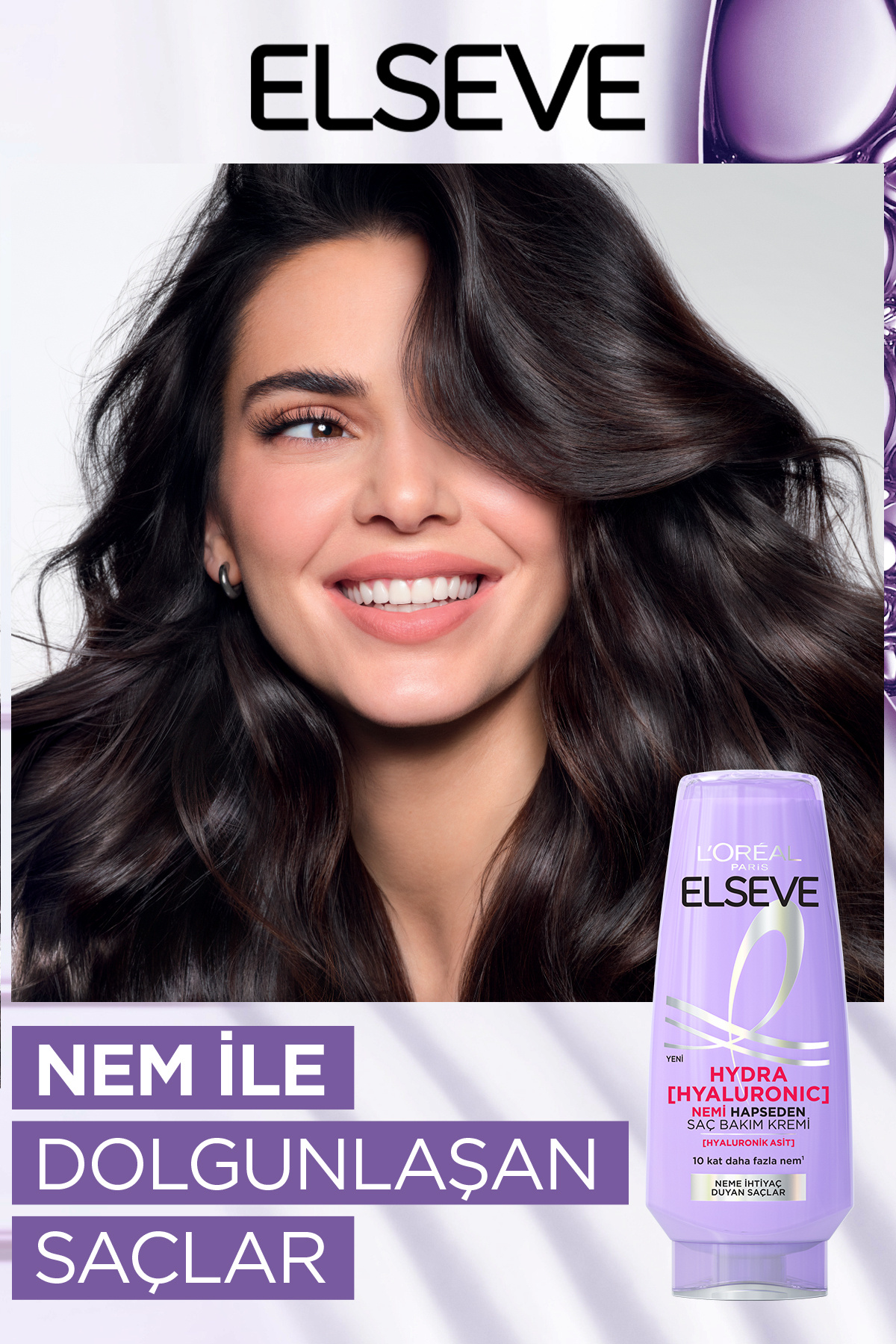 Hydra [Hyaluronic] Nem Dolduran Saç Bakım Kremi 250 ml — 3600524063122 — تصویر 3 از 8