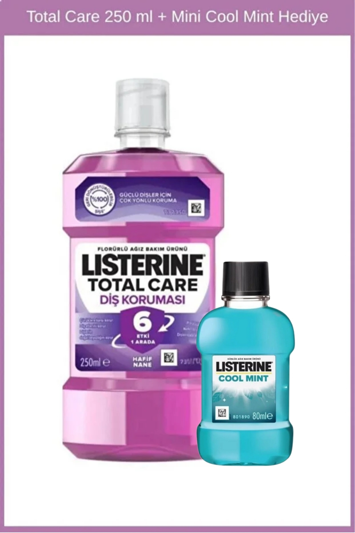 Listerine Total Care 250 ml + Mini Cool Mint Hediye - Fiyatı, Yorumları