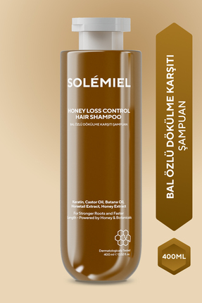 Solemiel Castor & Batana Yağı İçeren Besleyici ve Bakım Sağlayan Şampuan 400 ML