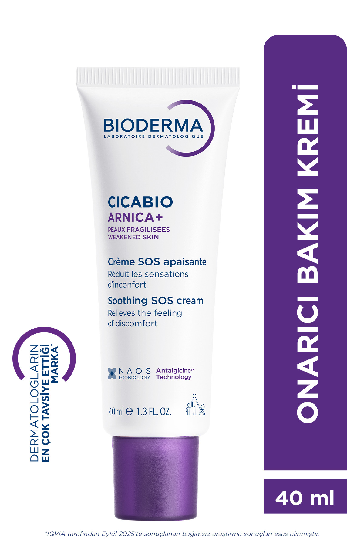 Bioderma Cicabio Arnica+ Morluk, Şişlik Karşıtı Bebek&Çocuk, Yetişkin Onarıcı Yatıştırıcı Bakım Kremi, 40ml — 87964226133