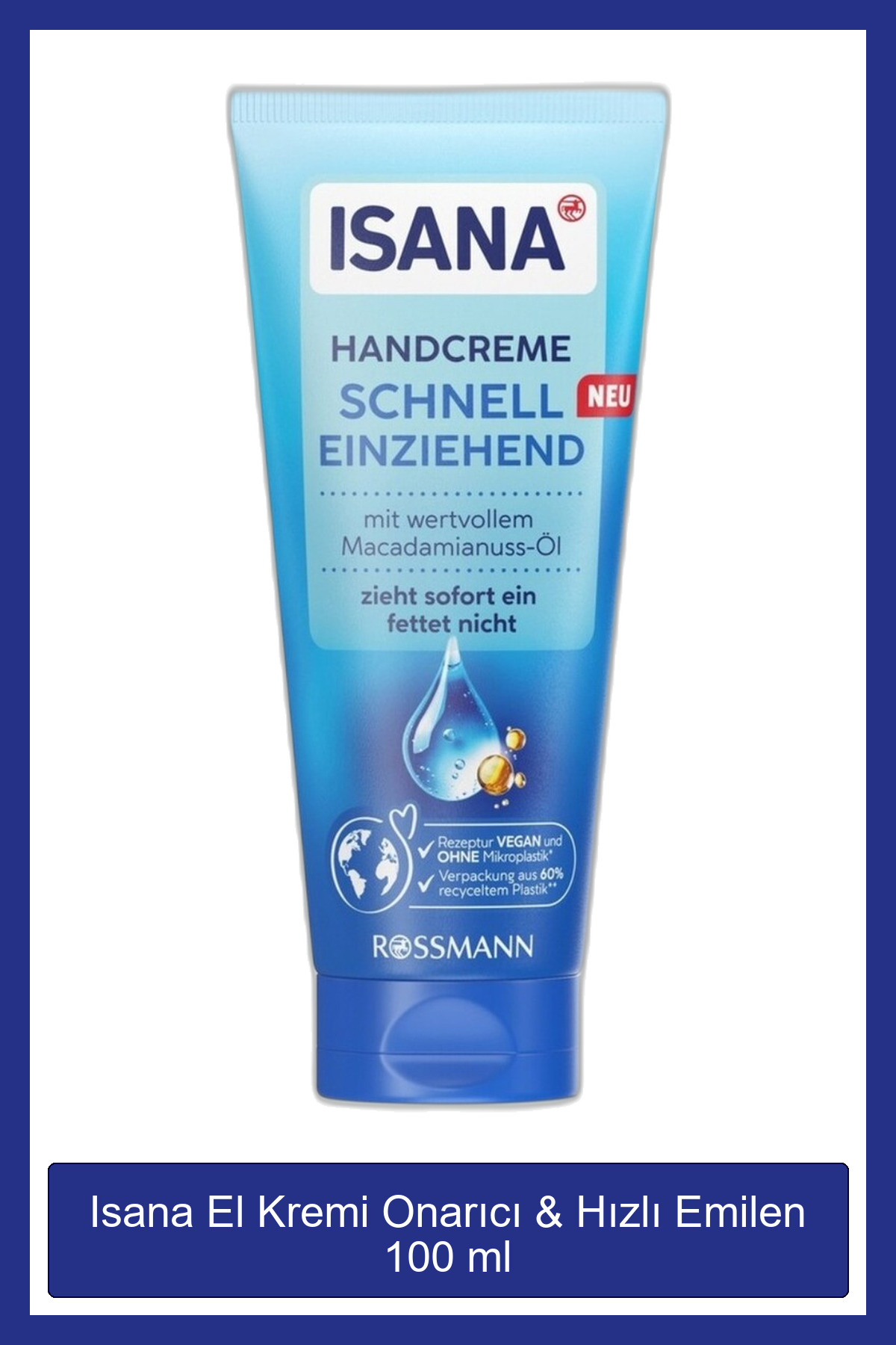 ISANA El Kremi Onarıcı & Hızlı Emilen 100 ml — SR25060106