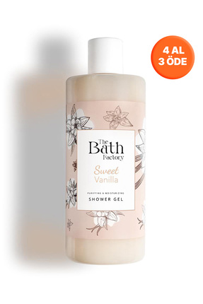 THE BATH FACTORY Nemlendirici ve Besleyici Sweet Vanilla Duş Jeli 400 ml