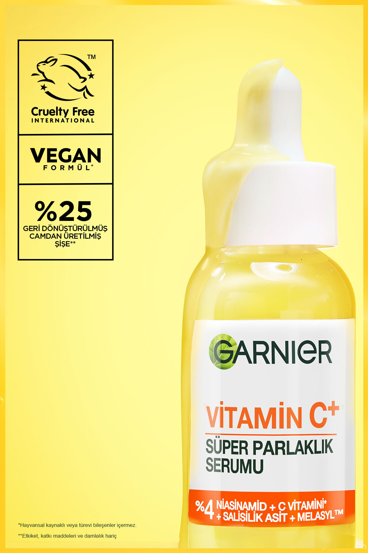 Vitamin C+ Süper Parlaklık Yüz Serumu 30 ML Niasinamid, Salisilik Asit, Melasyl Aydınlatıcı Serum — 3600542433341 — تصویر 6 از 9