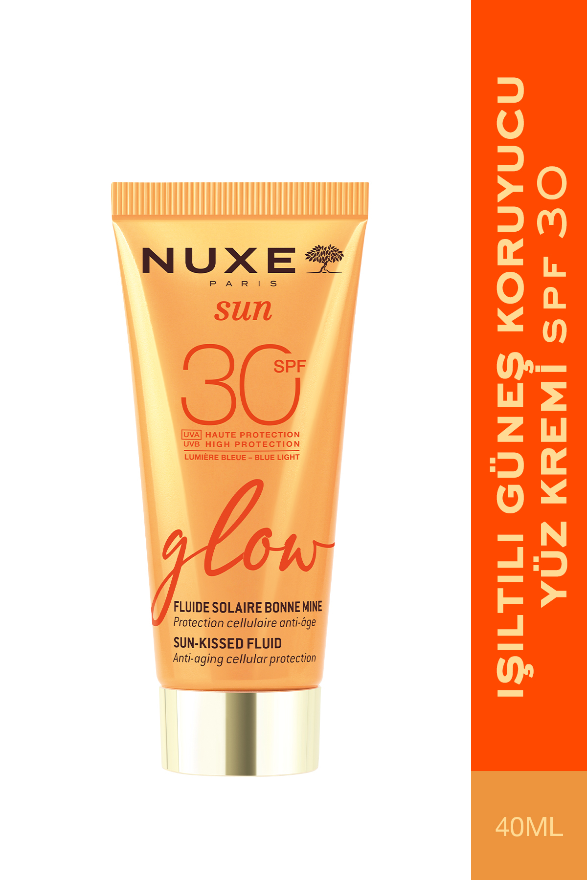 Nuxe Işıltılı Güneş Koruyucu Yüz Kremi SPF 30 40 ML — 3264680045257