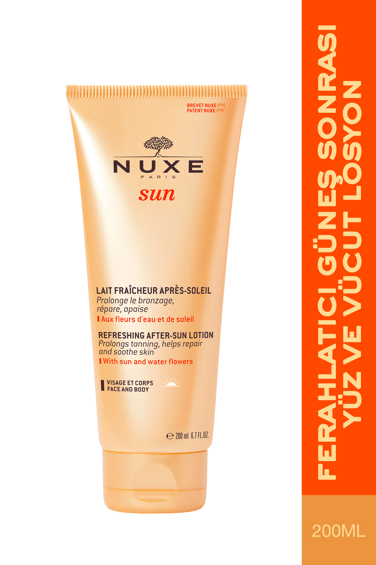 Nuxe Güneş Sonrası Ferahlatıcı Yüz ve Vücut Losyonu 200 ML — 3264680005879