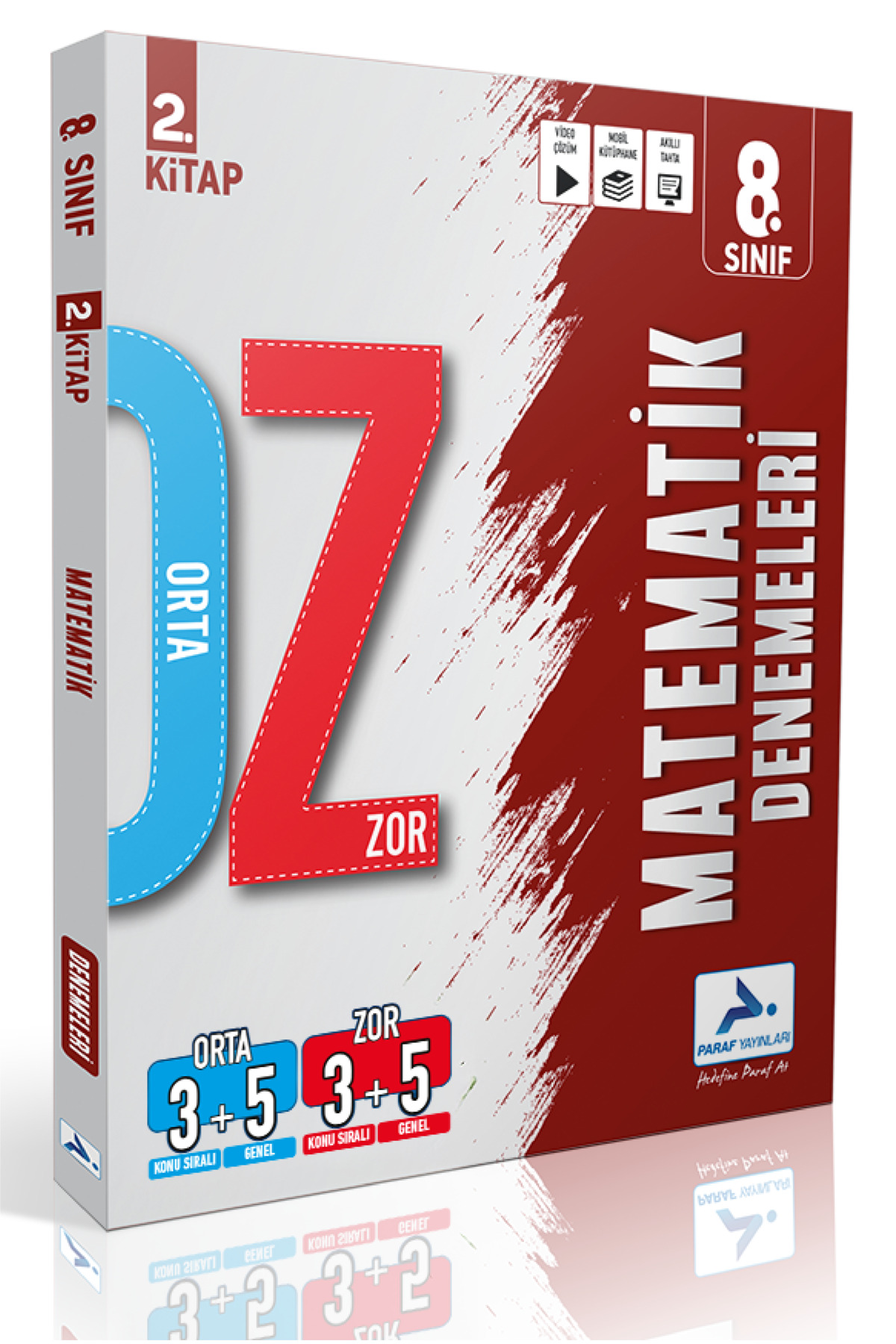 Paraf Yayınları KOZ 8. Sınıf Türkçe-Matematik-Fen Bilimleri Orta