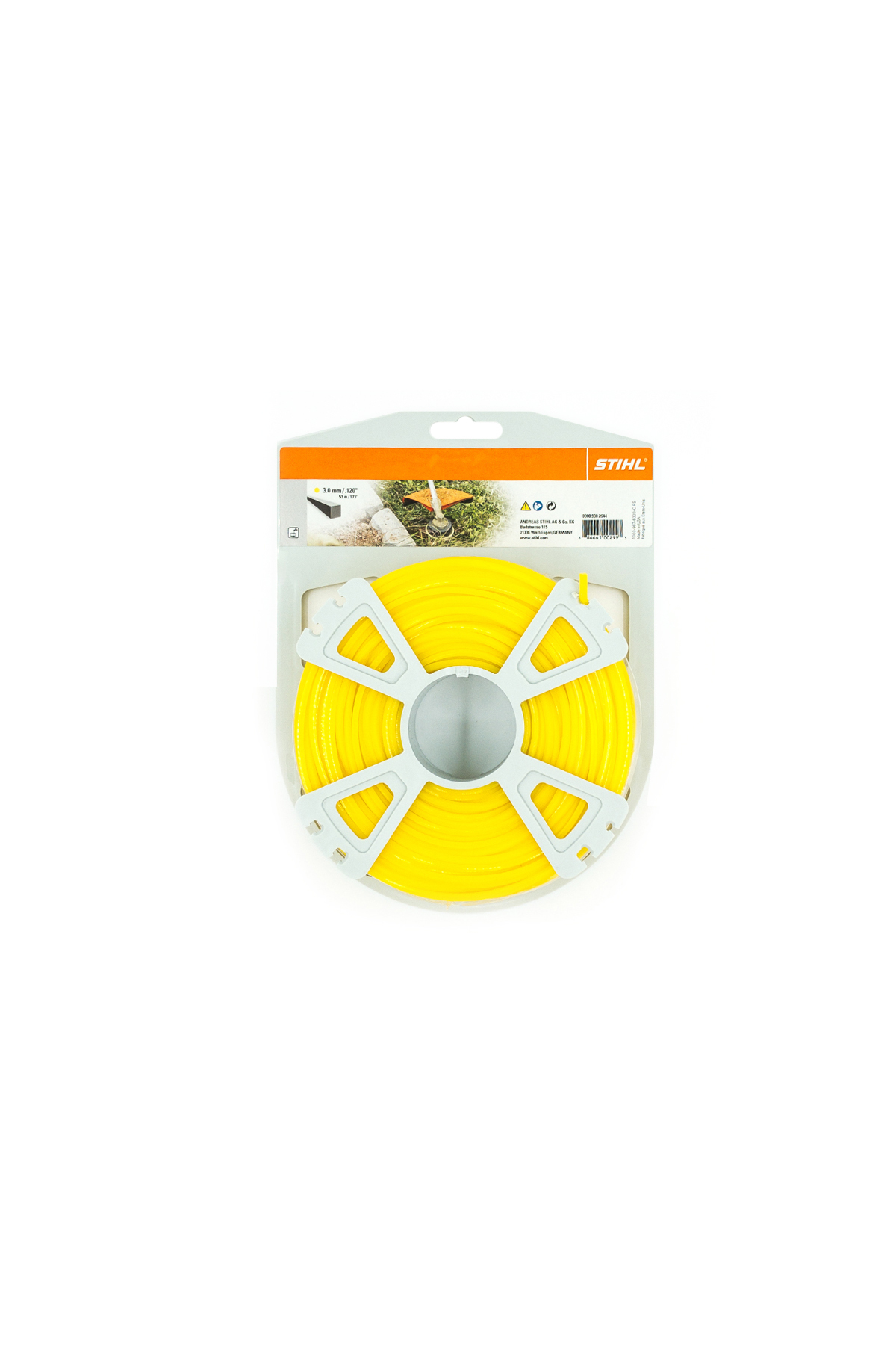 FISHING LINE, Ø 3.0mm x 53m, SQUARE