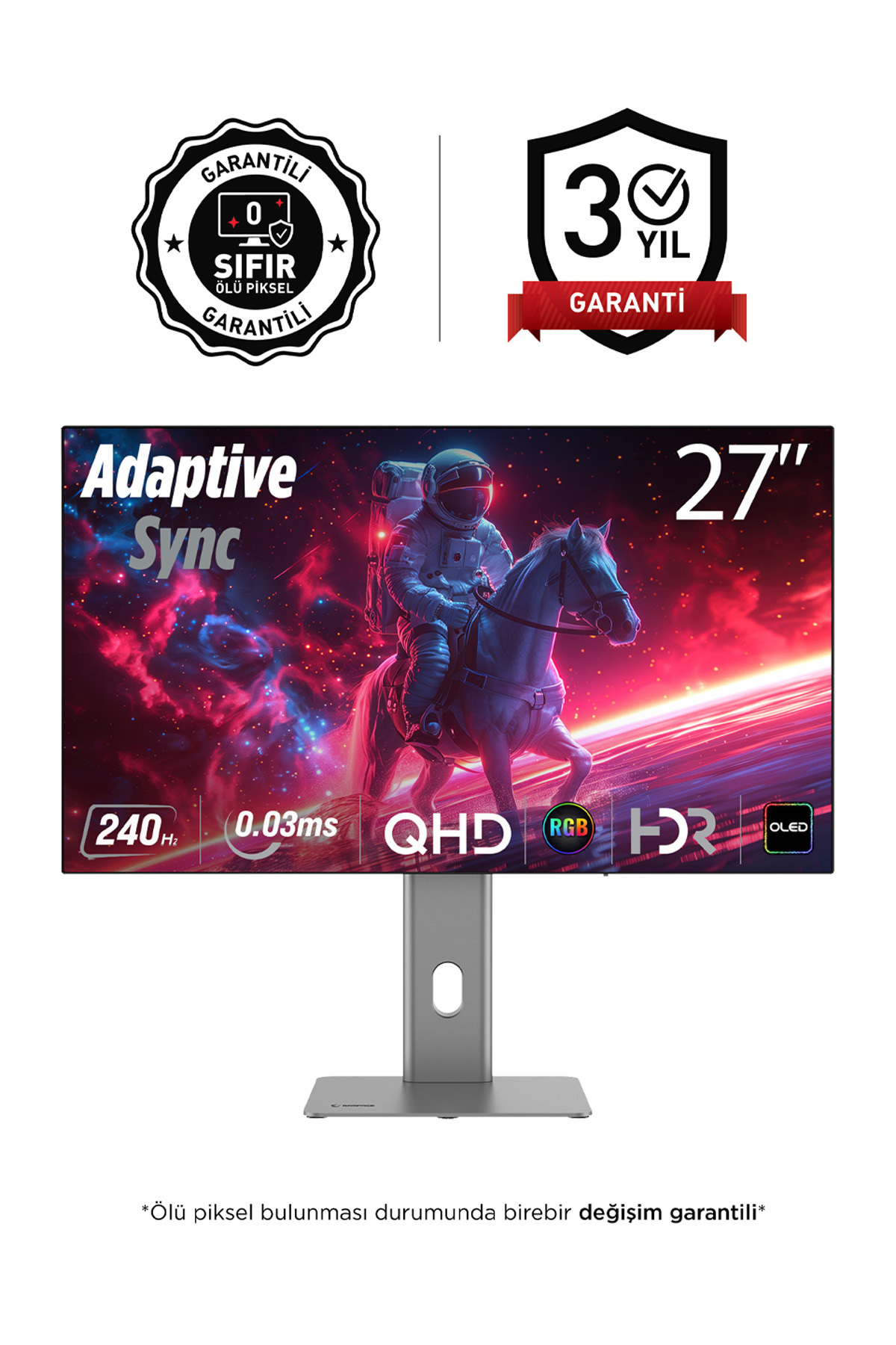 Rampage Zenith ZN27OL240 27 inç 0.03 ms 240 Hz QHD RGB Freesync