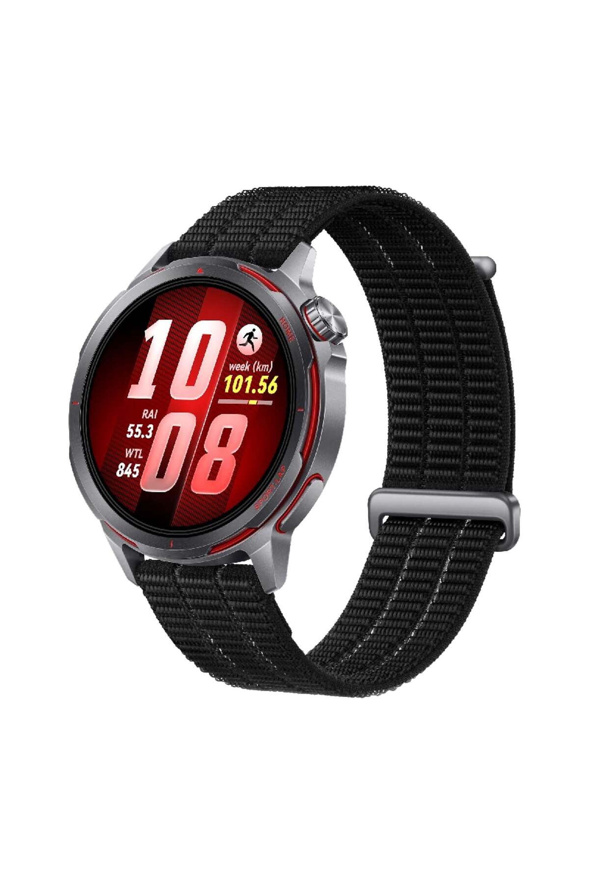 Watch GT Runner 2 Black Smart Watch, Pulse ECG HRV Tracking, Ultra Precise Positioning