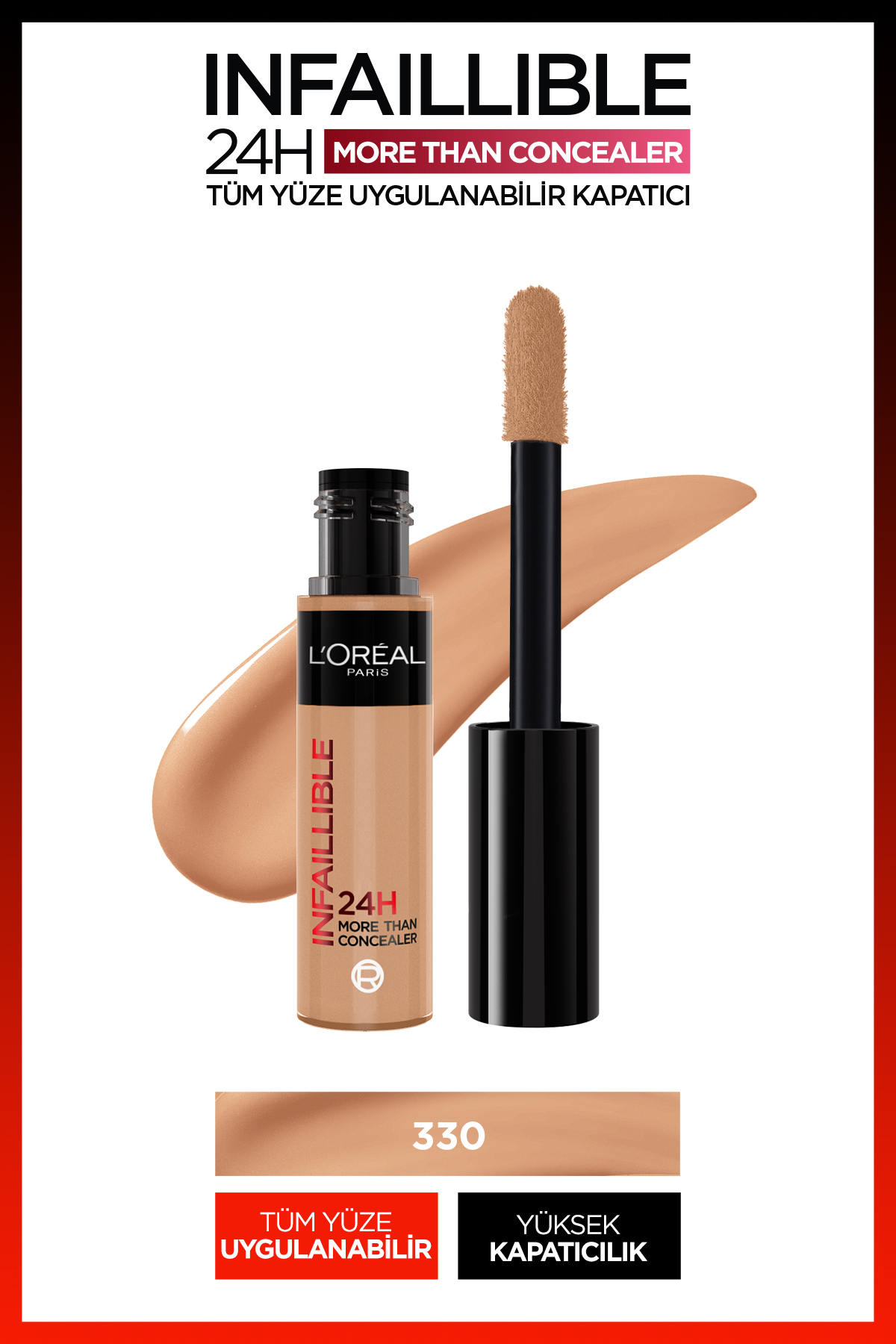 Loreal Paris Infaillible More Than Concealer 330 Pecan 24H Fiyatı, Yorumları