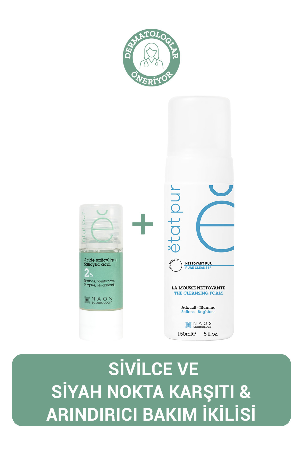 Sivilce ve Siyah Nokta Karşıtı & Arındırıcı Bakım İkilisi — 1007875532