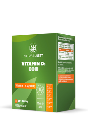 Natural Nest Vitamin D3 1000 IU 30 ml 205 Puf
