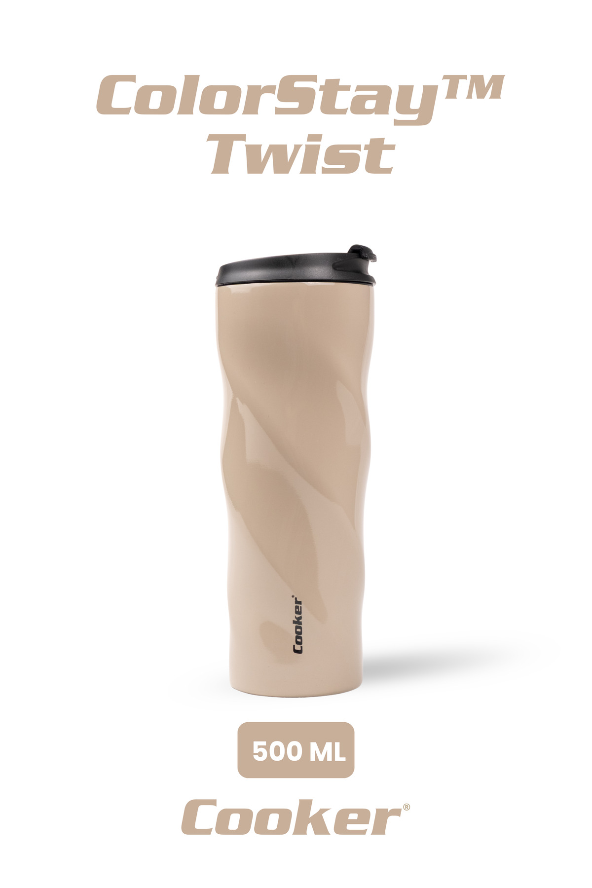 ColorStay Twist 500ml Stainless Steel Cup Thermos CKR2051
