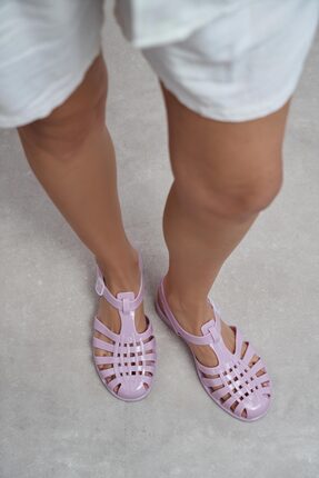 NİŞANTAŞI SHOES Anderline Pembe Mat Kemer Detay Kadın Sandalet