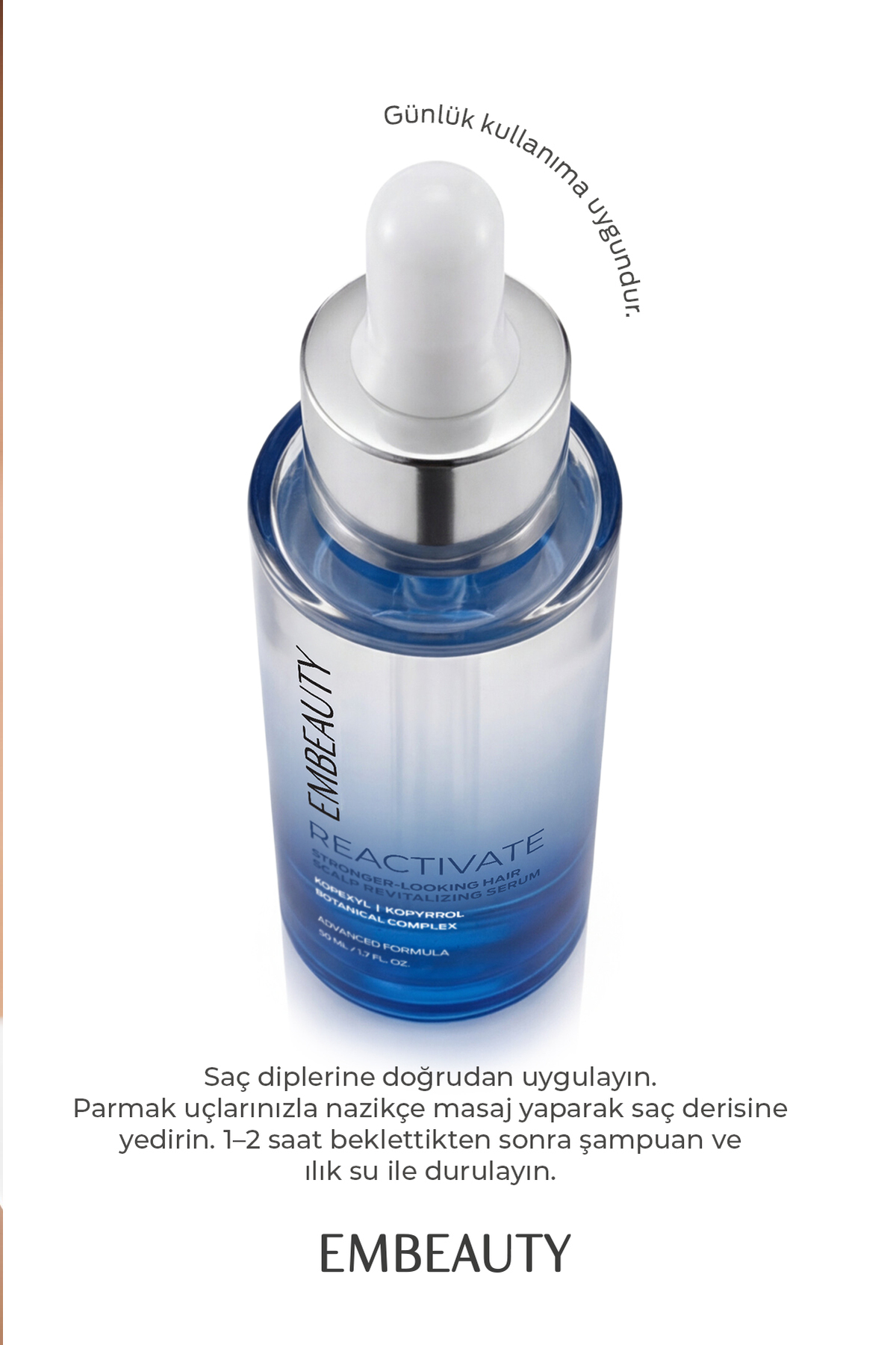 Reactivate Saç Uzatan & Dökülme Karşıtı Güçlendirici Complex Serum 50 ML — TYCF6E5E774636994BD524C00 — تصویر 6 از 7