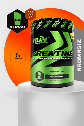 Run Nutrition Creatine - 300g - 60 Servis - Aromasız