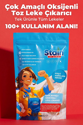 Stain İt Zero Çamaşır & Yüzey İçin Çok Amaçlı Aktif Oksijenli Toz Leke Çıkarı...