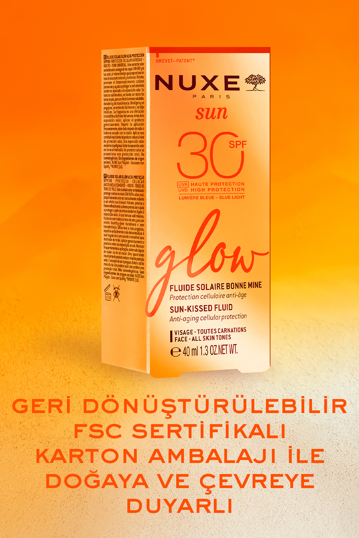 Işıltılı Güneş Koruyucu Yüz Kremi SPF 30 40 ML — 3264680045257 — تصویر 9 از 9