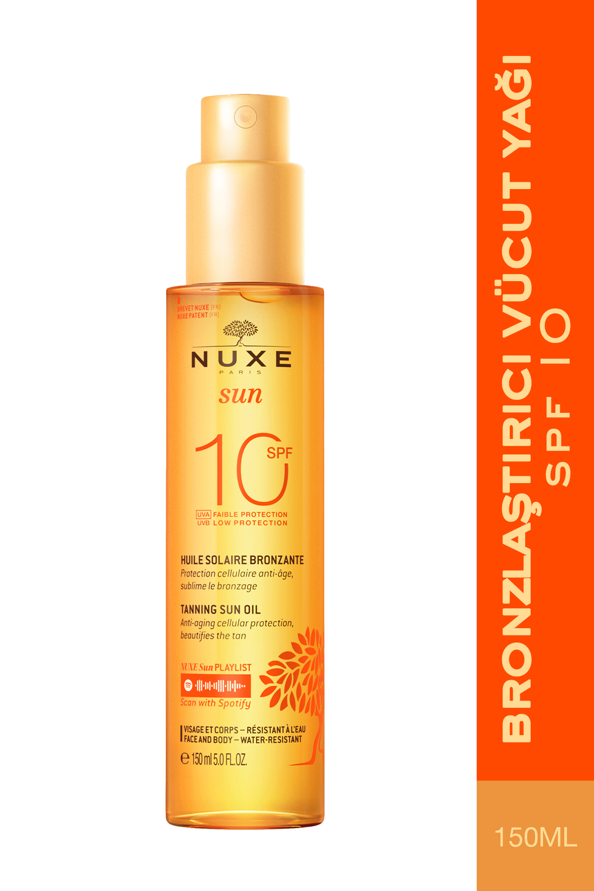 روغن بدن برنزه کننده SPF 10، 150 میلی لیتر — 3264680005862 — تصویر 1 از 9
