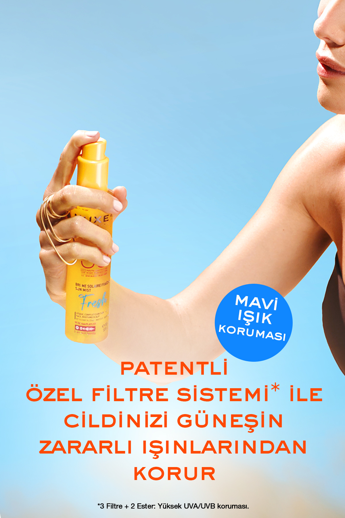 Koruyucu ve Ferahlatıcı Güneş Mist SPF 30 150 ML — 3264680045288 — تصویر 3 از 10