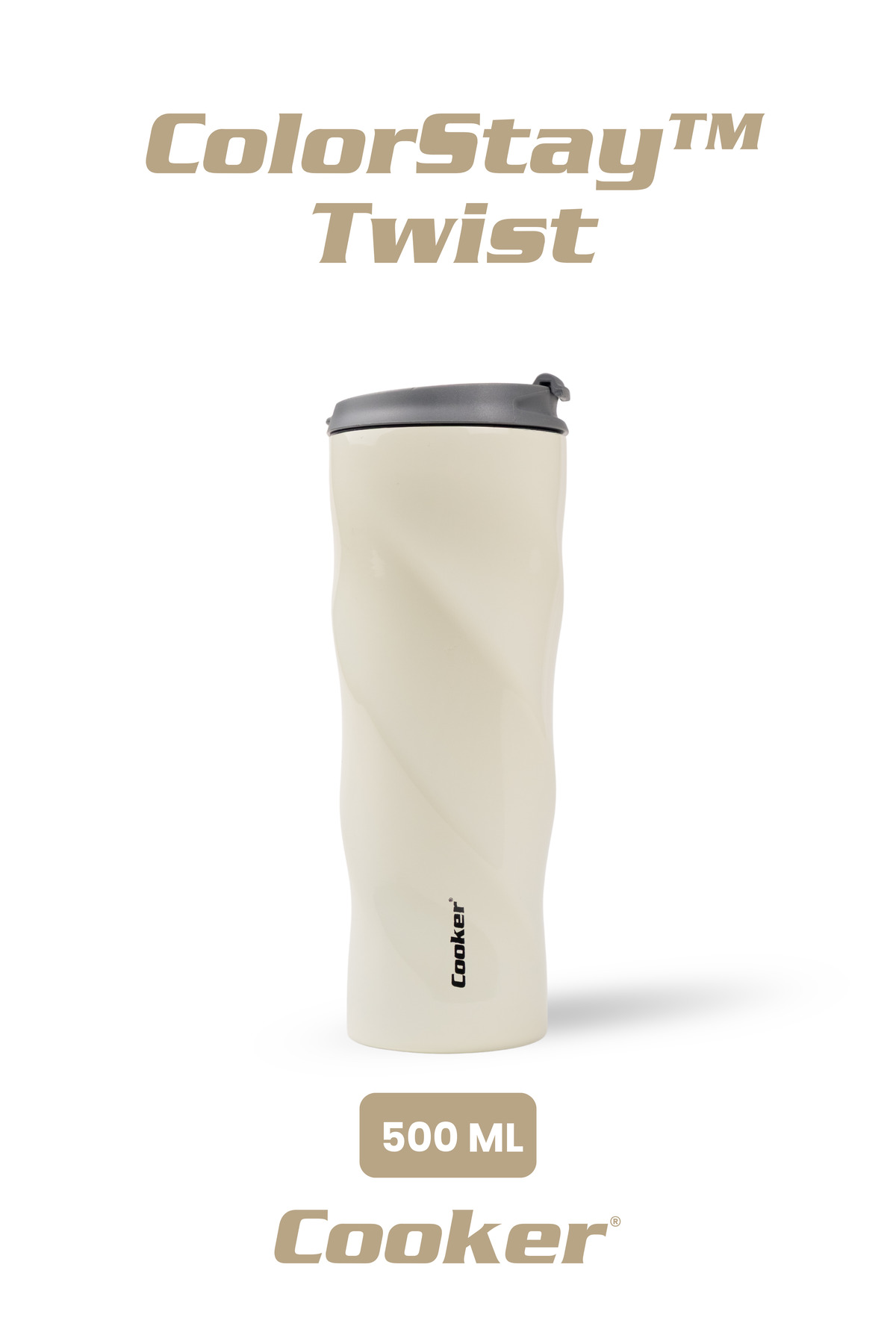 ColorStay Twist 500ml Stainless Steel Cup Thermos CKR2051