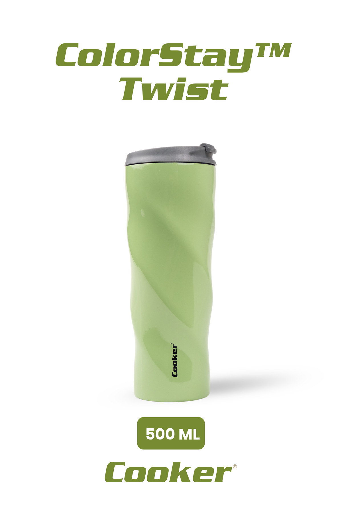 ColorStay Twist 500ml Stainless Steel Cup Thermos CKR2051