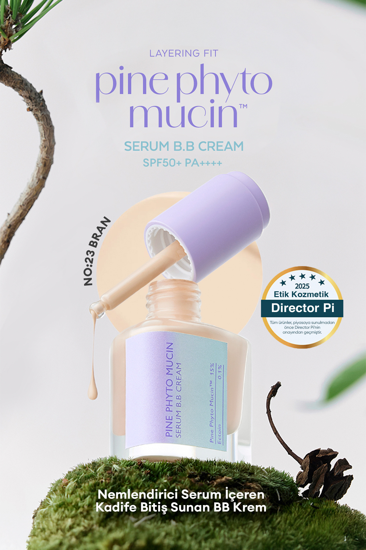 メイ　TIP ANGEL BB 45g 化粧下地　2本 Missha Kadife Bitişli Serum BB Layering Fit Pine Phyto Mucin Serum