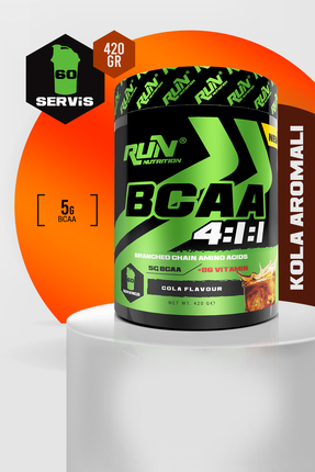 Run Nutrition Bcaa 4.1.1 - Kola Aromalı - 420 gr - 60 Servis