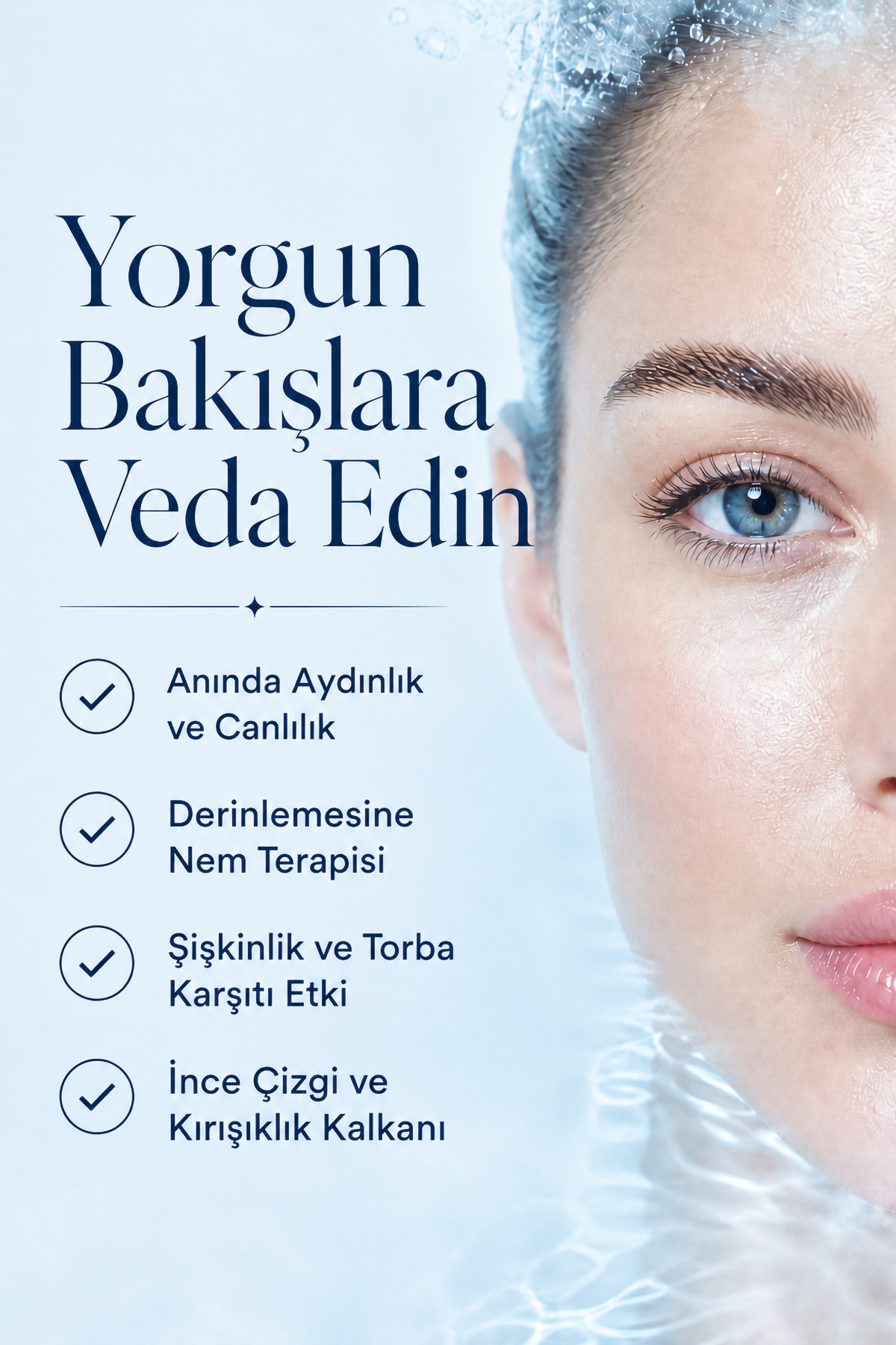 Göz Altı Kremi Göz Kremi Göz Altı Morluk Kremi Koyu Halka Kırışıklık Nemlendirici Göz Çevresi Kremi — gözaltı kremi torbalanma kafein arbutin — تصویر 3 از 7