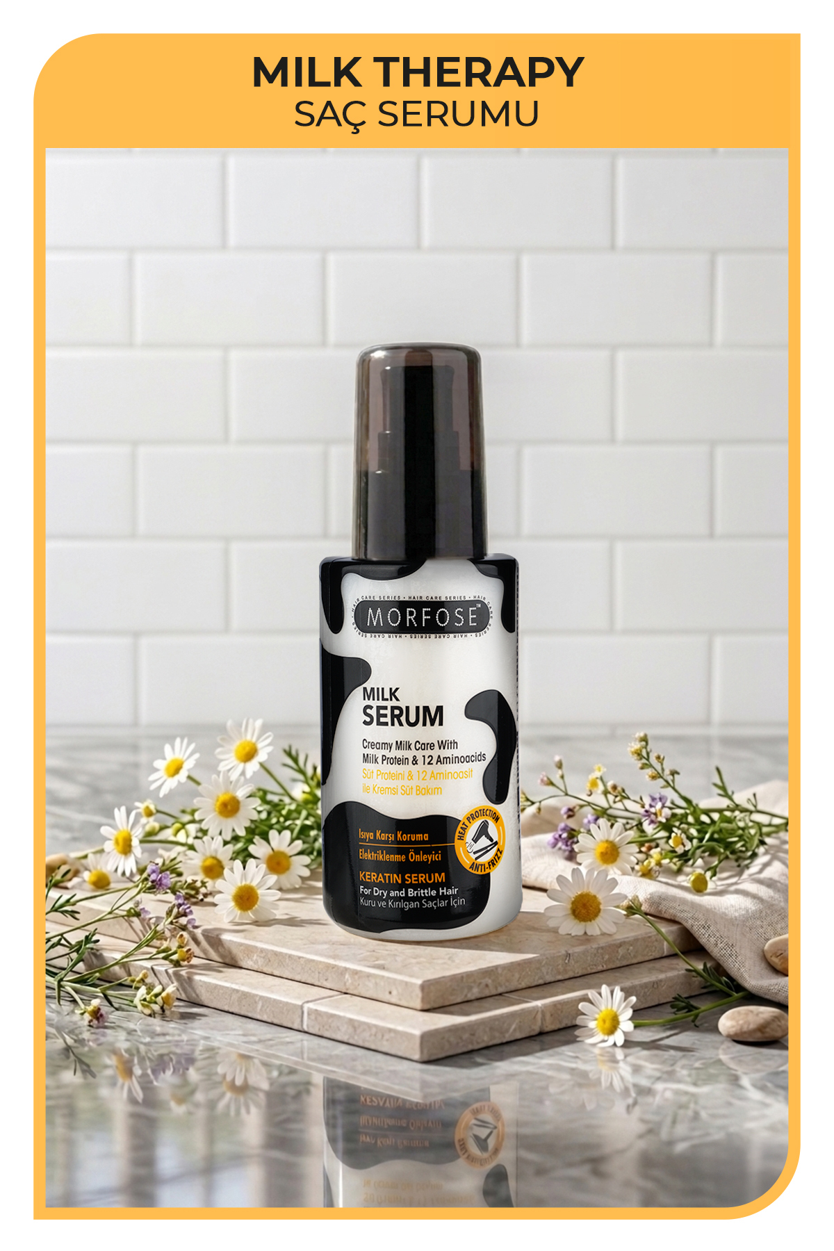 Milk Therapy Keratin Saç Serumu 100 Ml — milk t. serumm — تصویر 6 از 8