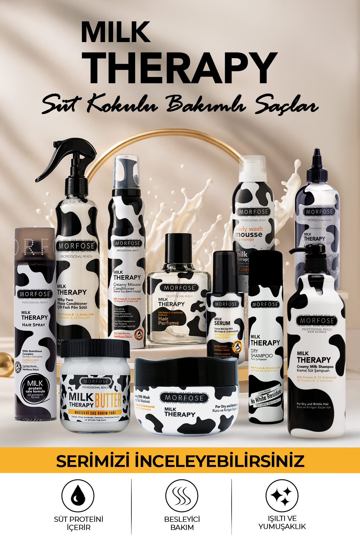 Milk Therapy Keratin Saç Serumu 100 Ml — milk t. serumm — تصویر 8 از 8