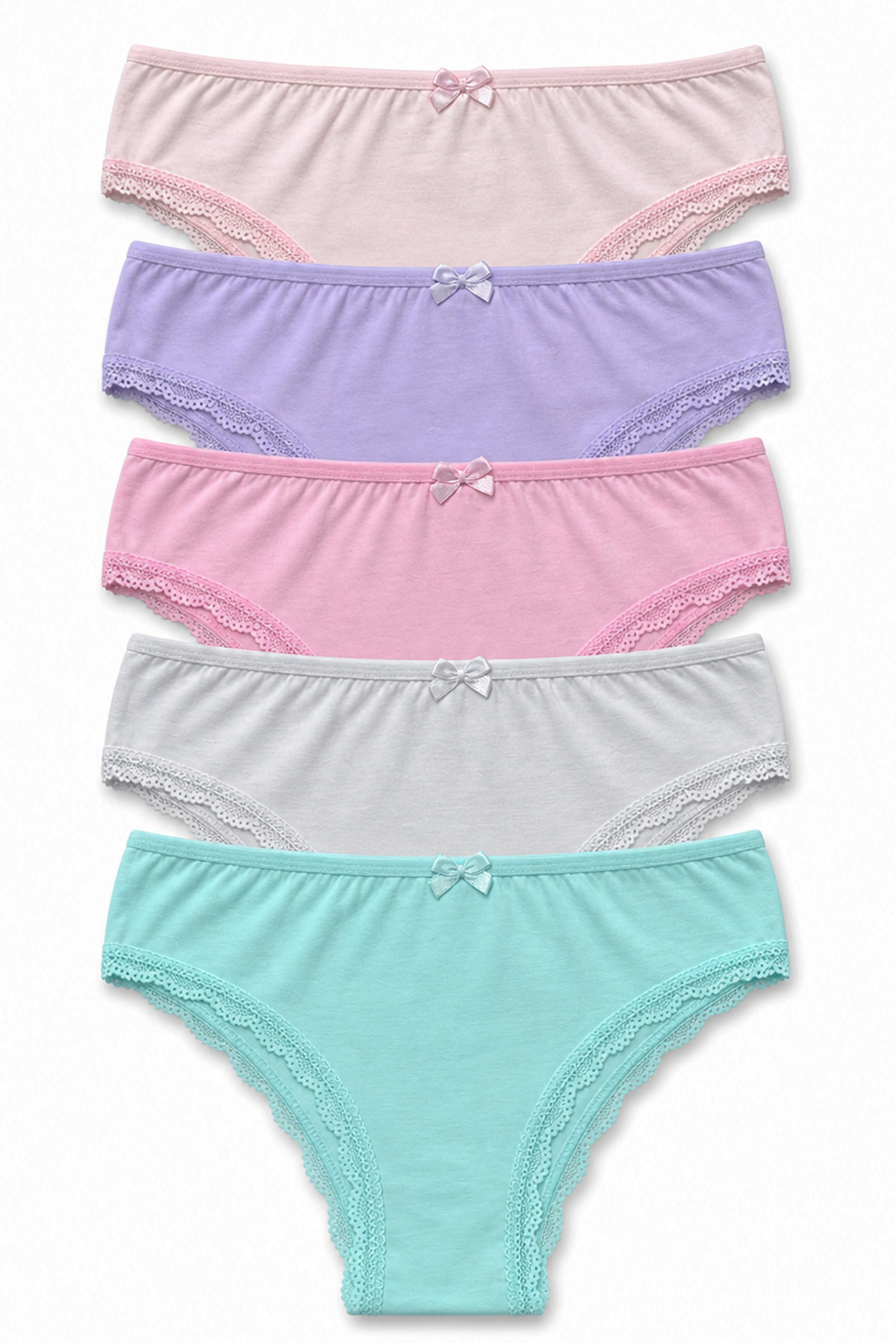 Women's Briefs 5-Pack Brazillian Salmon