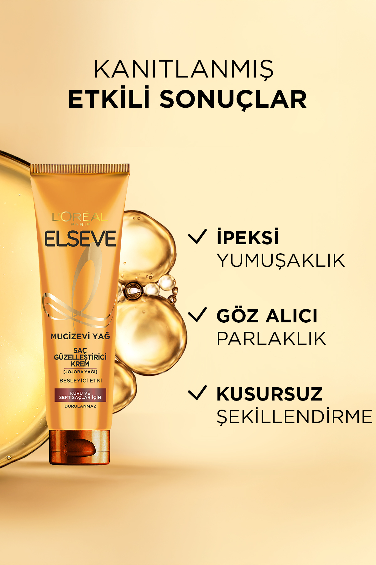 Mucizevi Yağ Saç Güzelleştirici Krem 150 ml Kuru Ve Sert Saçlar 3'lü Set — PKTMCZVYGKRMRUJHDY — تصویر 5 از 8