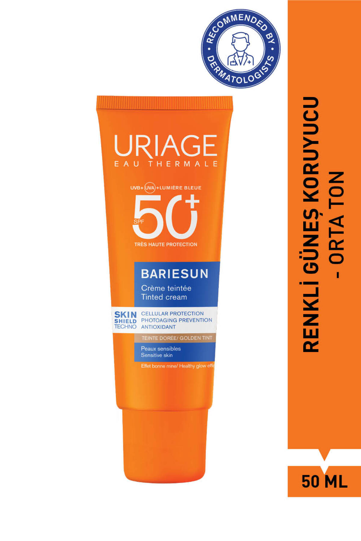 Uriage BARIESUN SPF50+ Orta Ton Renkli Güneş Kremi 50 ml — 3661434027628