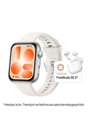 Huawei Watch Fit 5 Akıllı Saat - Beyaz,  Huawei Freebuds SE2 Beyaz Hediyeli